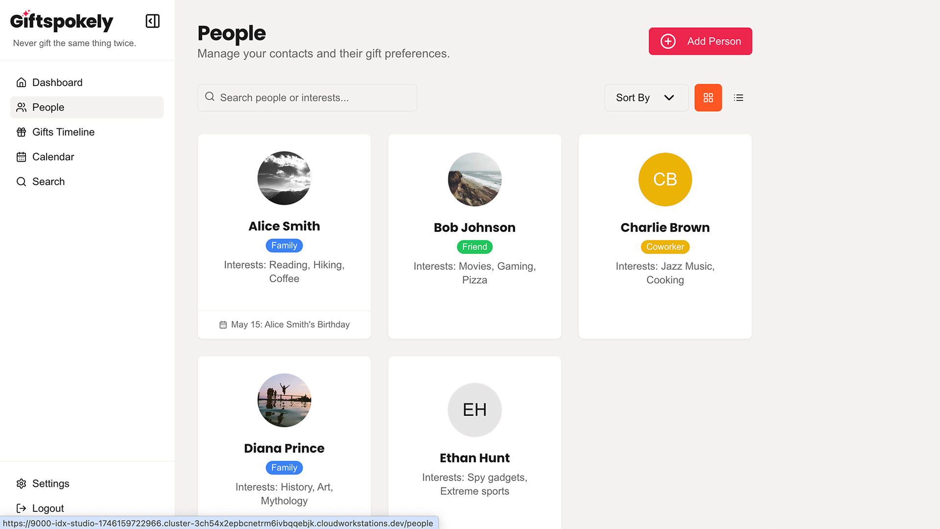 Giftspokely™ - People