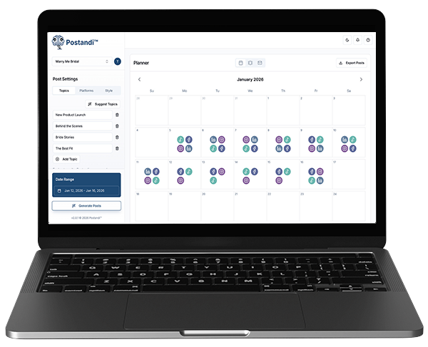 Postandi Platform UI